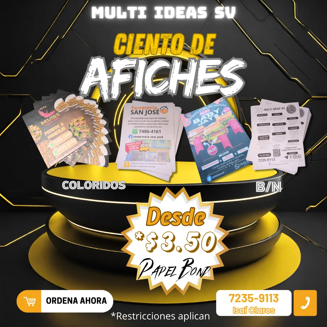 Afiches Publicitarios